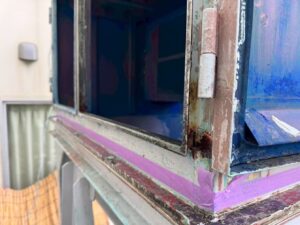 集塵機扉内側FRP補修 詳細画像