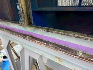 集塵機扉内側FRP補修 詳細画像