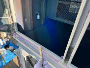 集塵機扉内側FRP補修 詳細画像