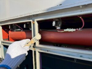 集塵機扉内側FRP補修 詳細画像