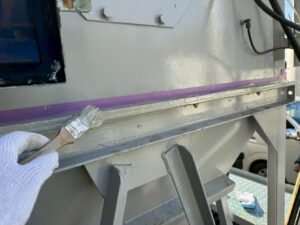 集塵機扉内側FRP補修 詳細画像