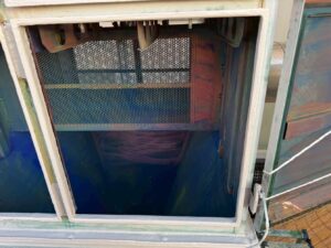 集塵機扉内側FRP補修 詳細画像