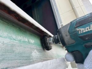 集塵機扉内側FRP補修 詳細画像