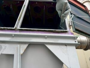 集塵機扉内側FRP補修 詳細画像