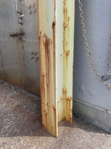 屋外ホイスト塗装 詳細画像