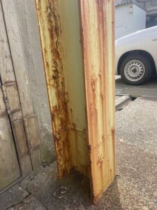 屋外ホイスト塗装 詳細画像