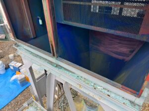 集塵機扉内側FRP補修 詳細画像