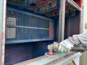 集塵機扉内側FRP補修 詳細画像