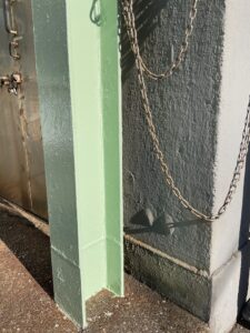 屋外ホイスト塗装 詳細画像