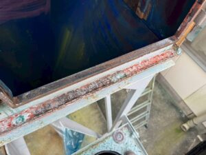 集塵機扉内側FRP補修 詳細画像