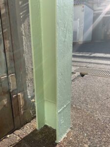 屋外ホイスト塗装 詳細画像