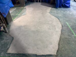 タンク基礎撤去跡FRP補修 詳細画像