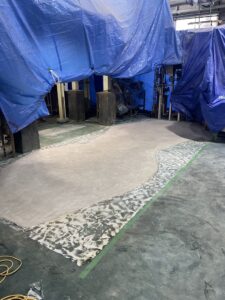 タンク基礎撤去跡FRP補修 詳細画像