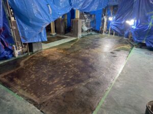 タンク基礎撤去跡FRP補修 詳細画像