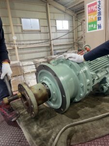 50tタンク変速機更新 詳細画像