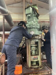 50tタンク変速機更新 詳細画像